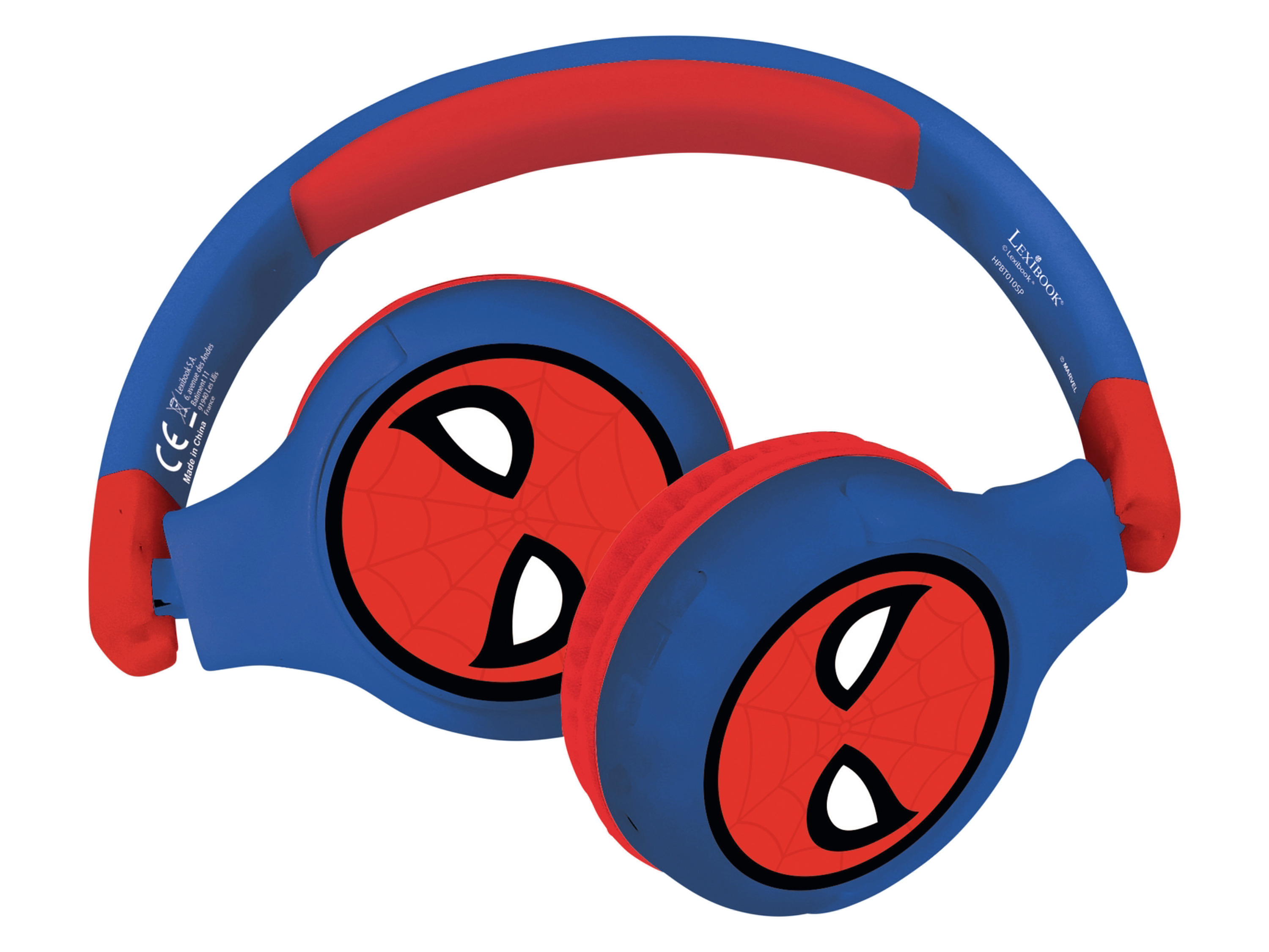 LEXIBOOK Detské Bluetooth® slúchadlá 2 v 1 (Spider-Man)