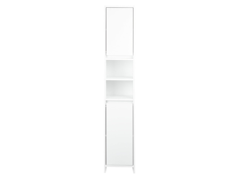 Prejsť na zobrazenie na celú obrazovku: LIVARNO home Vysoká skrinka do kúpeľne Oslo, biela – obrázok 1