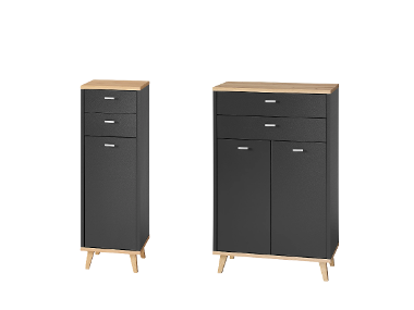 LIVARNO® Kúpeľňová skrinka Corfu, 2-dielna súprava