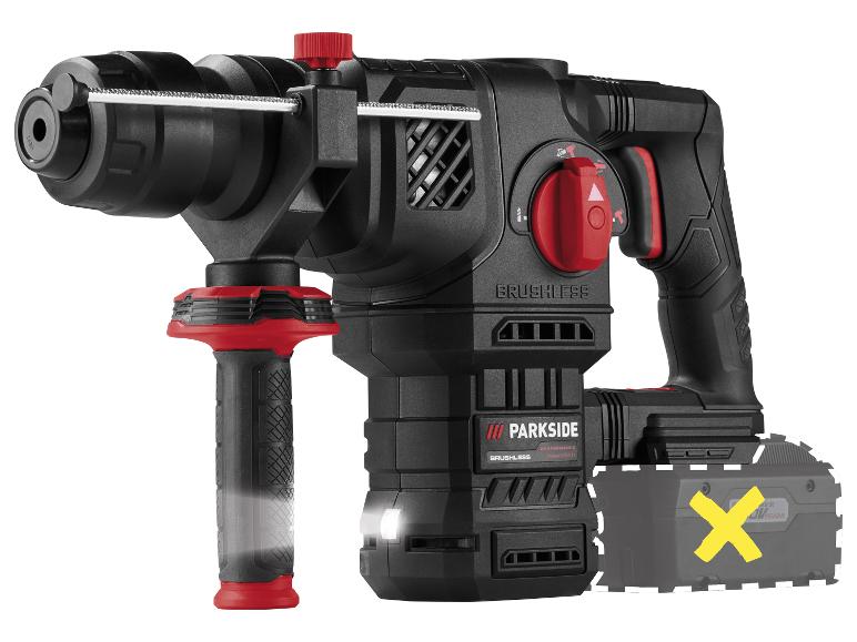 Parkside Performance® Aku kombinované kladivo 20 V Pkhap 2058 A1 – bez akumulátora
