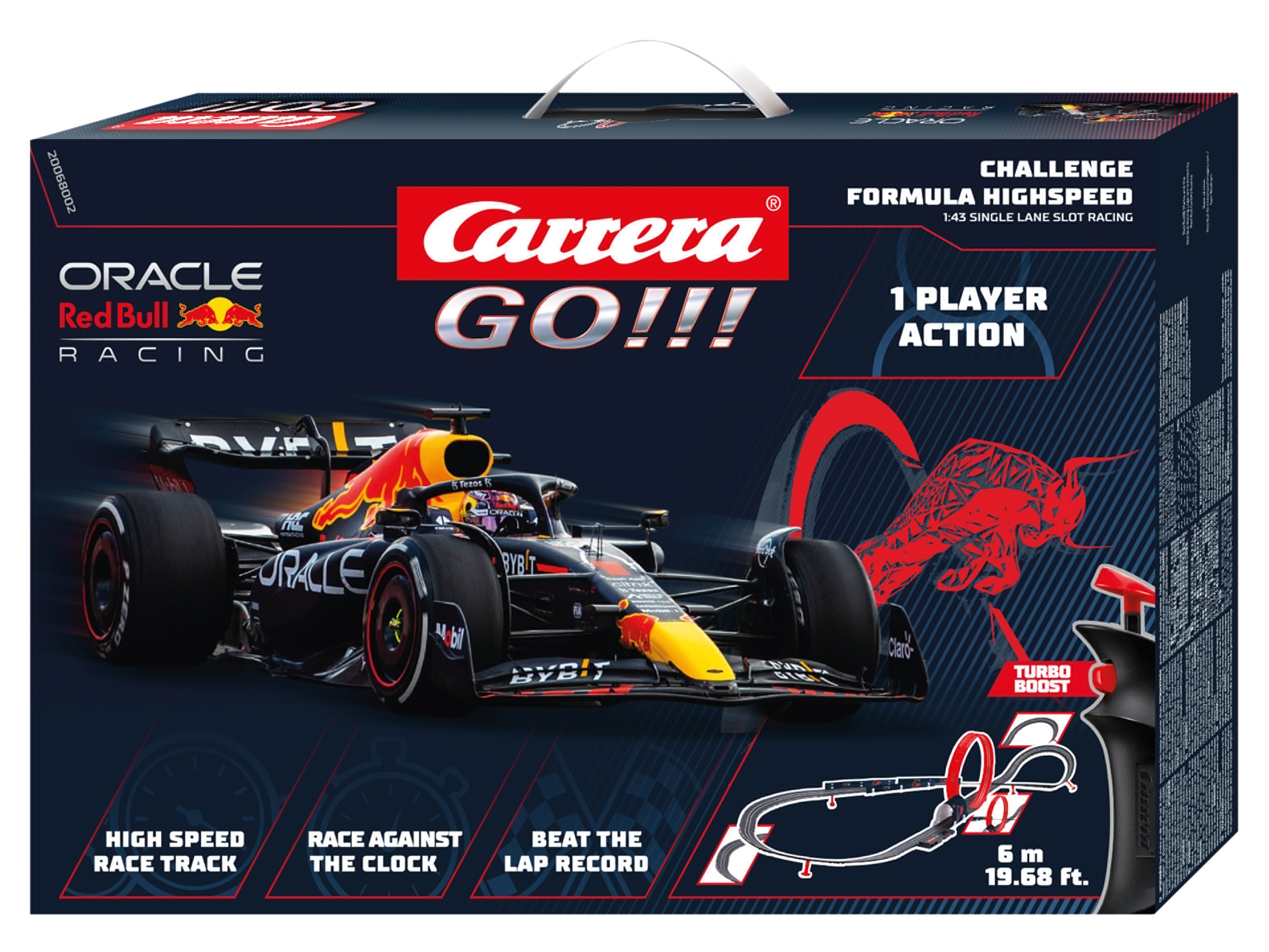 Carrera GO!!! Challenge Autodráha pre 1 hráča (Red Bull)