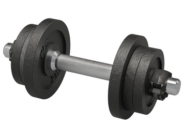 CRIVIT Krátka činka, 10 kg