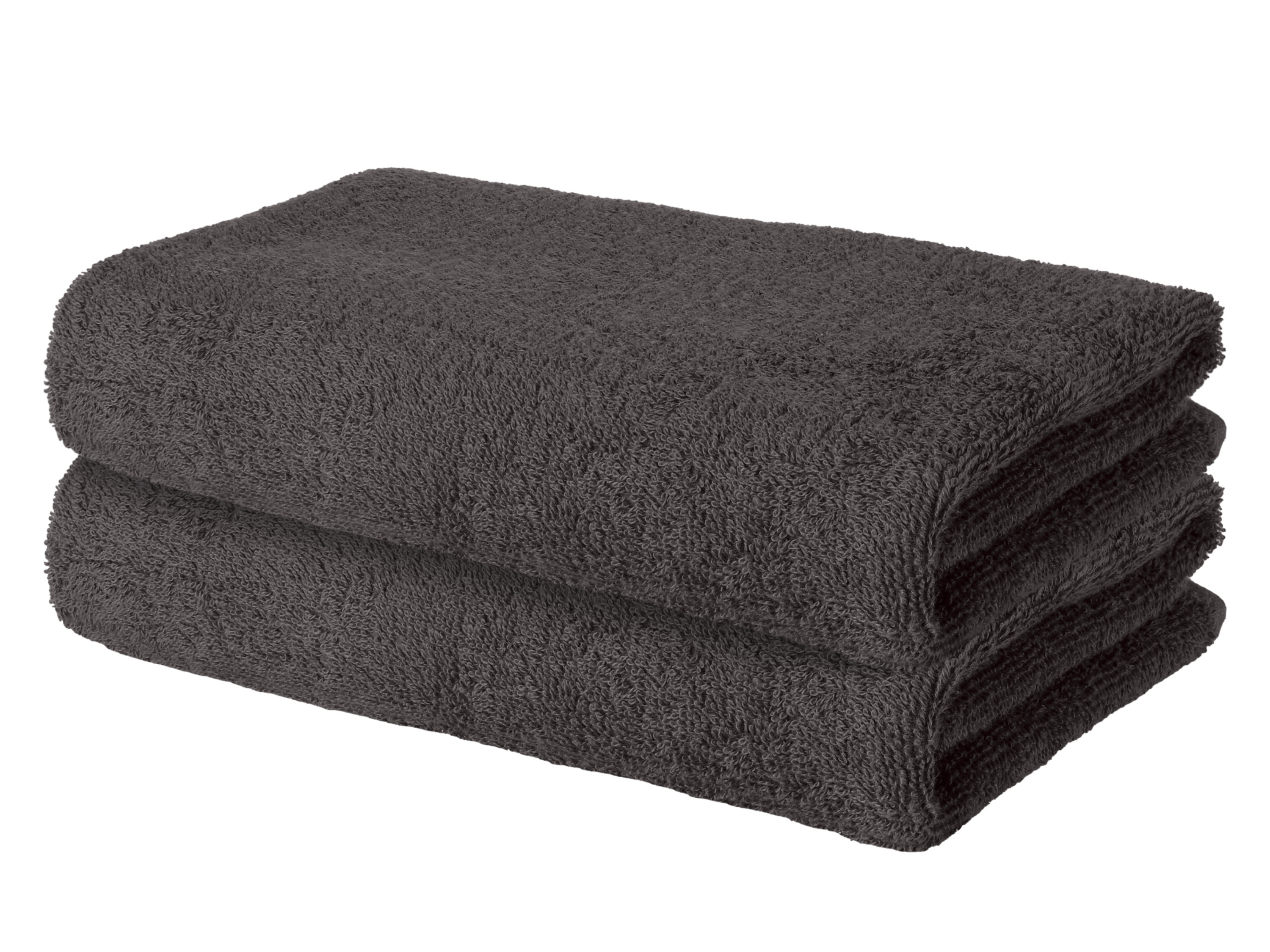 LIVARNO® Froté uteráky, 50 x 100 cm, 2 kusy (sivá)