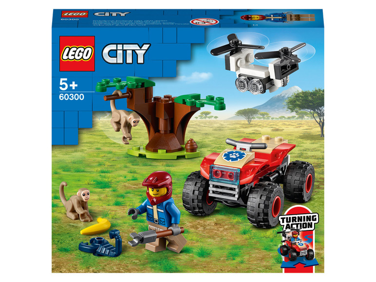 Prejsť na zobrazenie na celú obrazovku: LEGO® City 60300 Záchranárska štvorkolka v divočine – obrázok 1