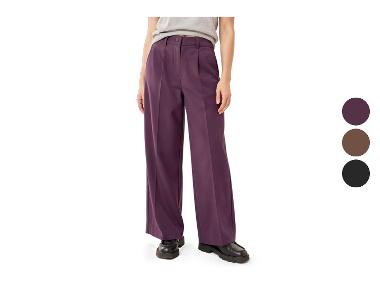 ESMARA® Dámske keprové nohavice Wide-Leg