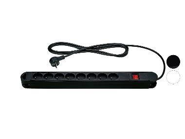 TRONIC® Zásuvková lišta, 8 zásuviek