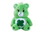 Zelený plyšový medvedík Care Bear so štvorlístkom