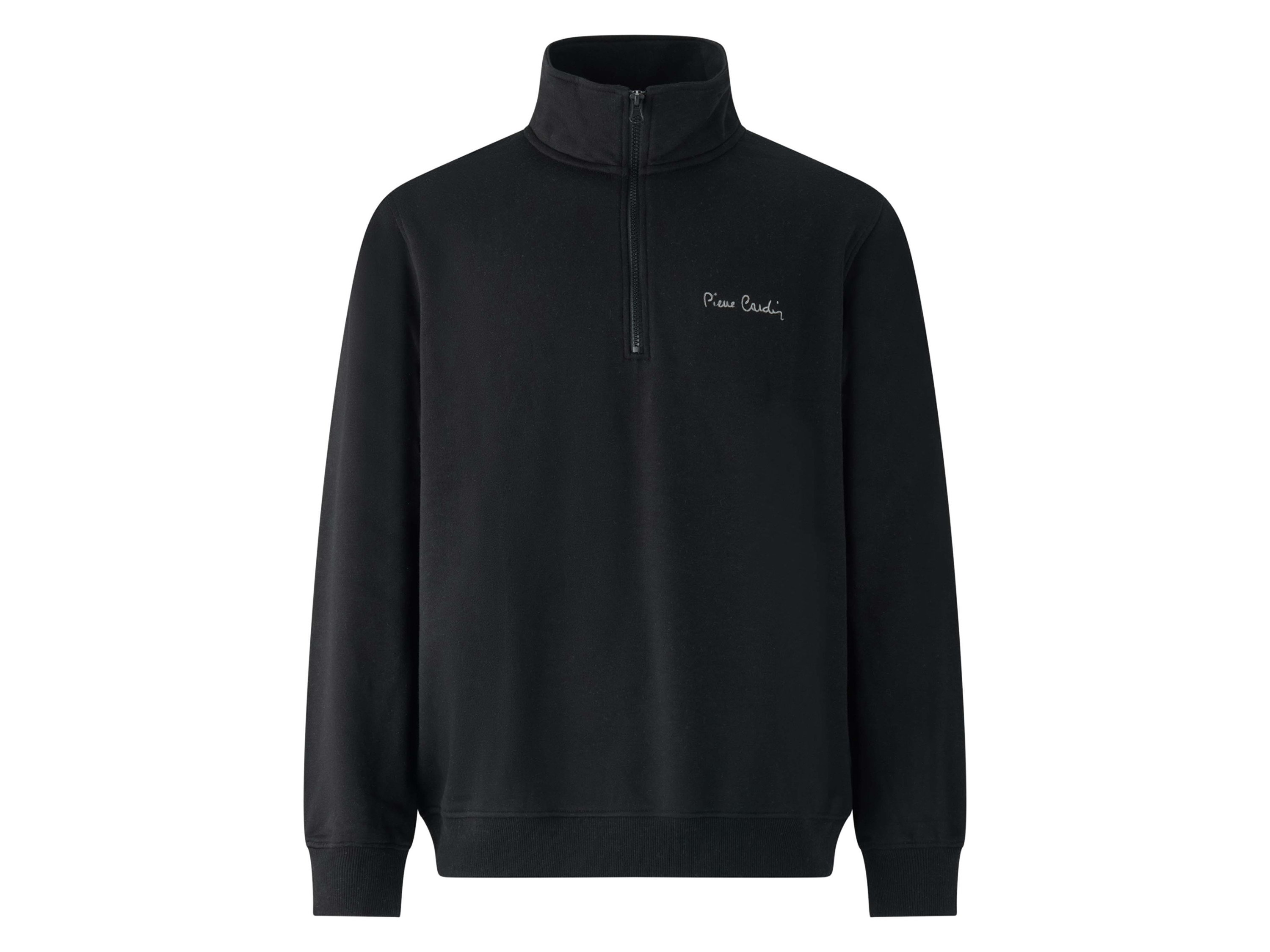 PIERRE CARDIN Pánska mikina (čierna, XL)