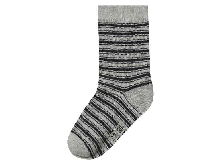 lupilu® Detské ponožky, 10 párov (sivá/čierna, 19-22)