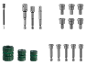 Vŕtacie príslušenstvo K-logo: vrtáky, adaptéry a príslušenstvo.