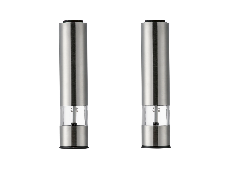 SILVERCREST® Elektrický mlynček na soľ a korenie SSPM 6 B1/SSSPM 6 B1, 2 kusy