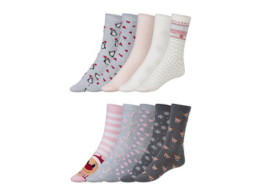 ESMARA® Dámske vianočné ponožky, 5 párov