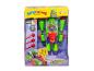 Hračka SuperThings Turbo Warrior Speed, zelený a fialový robot v otvorenej krabici.