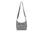 Elegantná šedá crossbody taška s viacerými priehradkami.