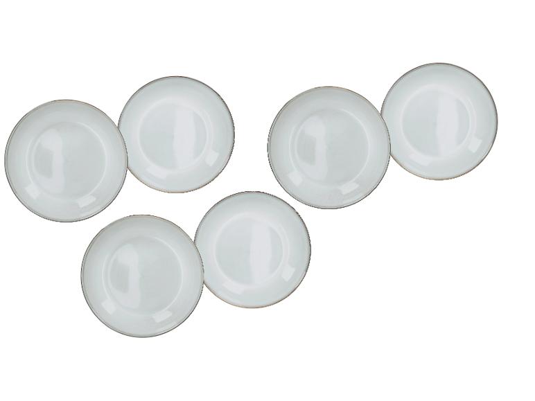 SILVERCREST® Hlboké taniere, béžové, 6 kusov