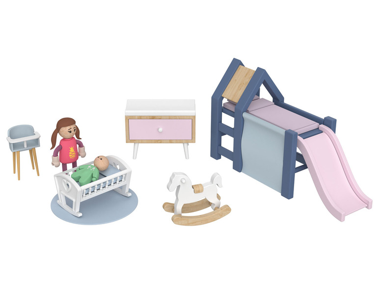 Prejsť na zobrazenie na celú obrazovku: Playtive Nábytok do domčeka pre bábiky – obrázok 1
