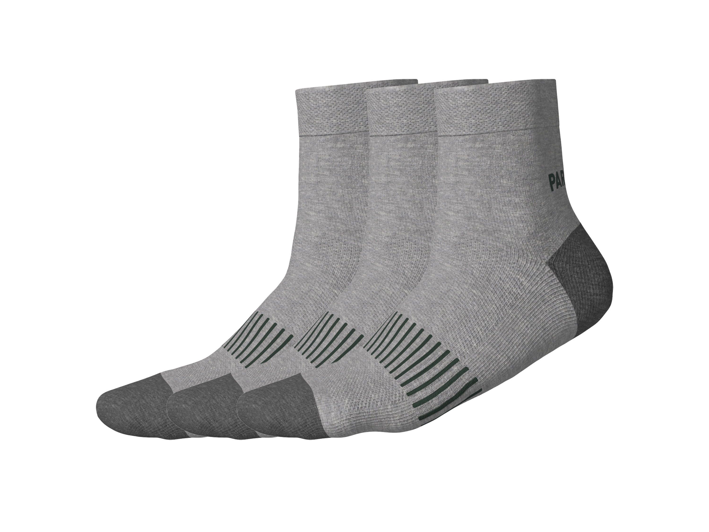 PARKSIDE® Pánske pracovné ponožky, 3 páry (sivá, 39/42)