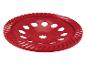 Červený diamantový rezací kotúč.