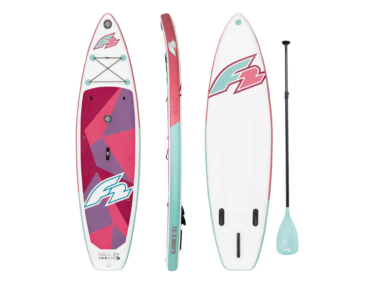 F2 Dvojkomorový univerzálny paddleboard SE 10'6"