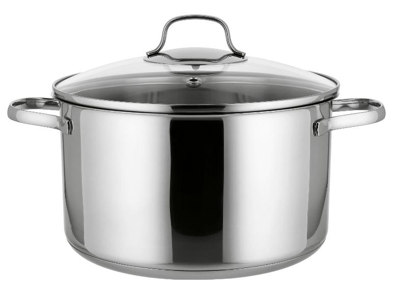 SILVERCREST® Hrniec z ušľachtilej ocele Premium, 24 cm