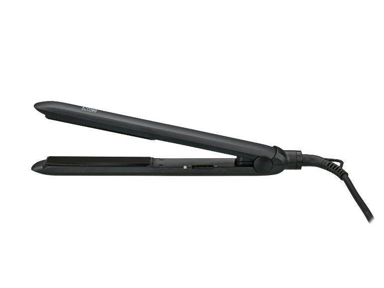 Čierna žehlička na vlasy Cien Beauty s káblom.