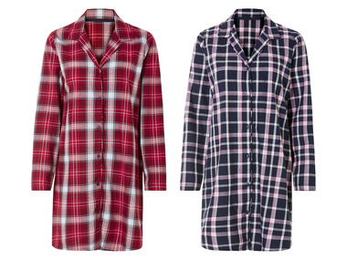 esmara® Dámska flanelová nočná košeľa