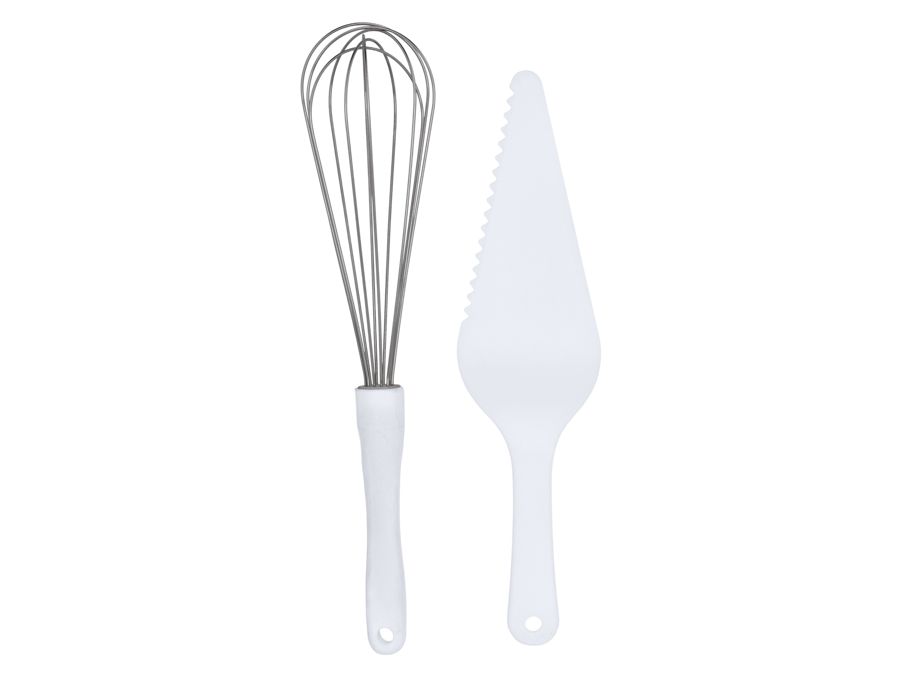 SILVERCREST® Pomôcky na pečenie, 2-dielna súprava (metlička na šľahanie, lopatka na tortu)
