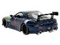 Modré Mazda RX-7 s dizajnom Naruto Shippuden.