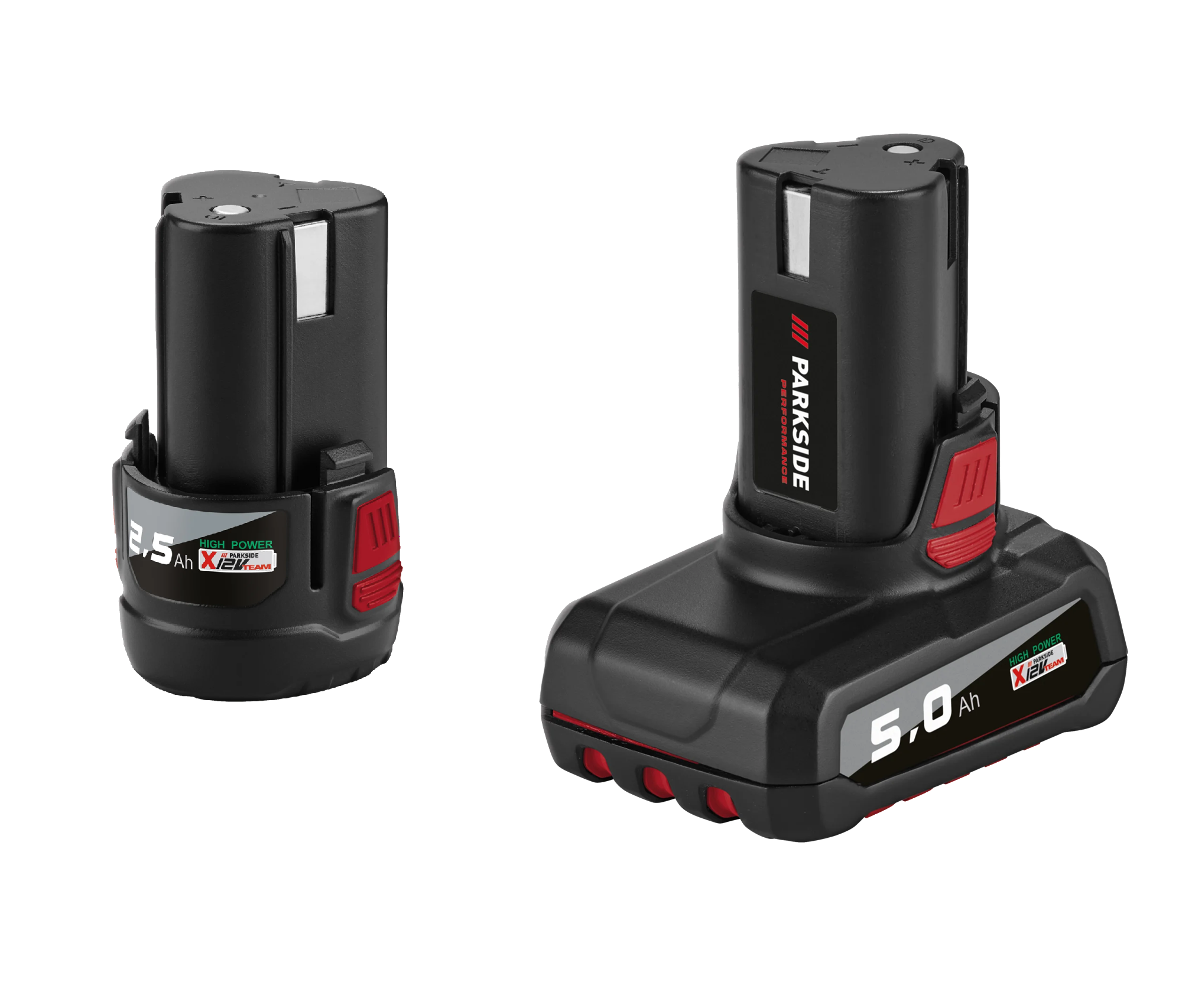 PARKSIDE PERFORMANCE® Akumulátor 12 V/2,5 Ah PAPK 12 2.5 B1 + Akumulátor 12 V/5 Ah PAPK 12 5.0 B2