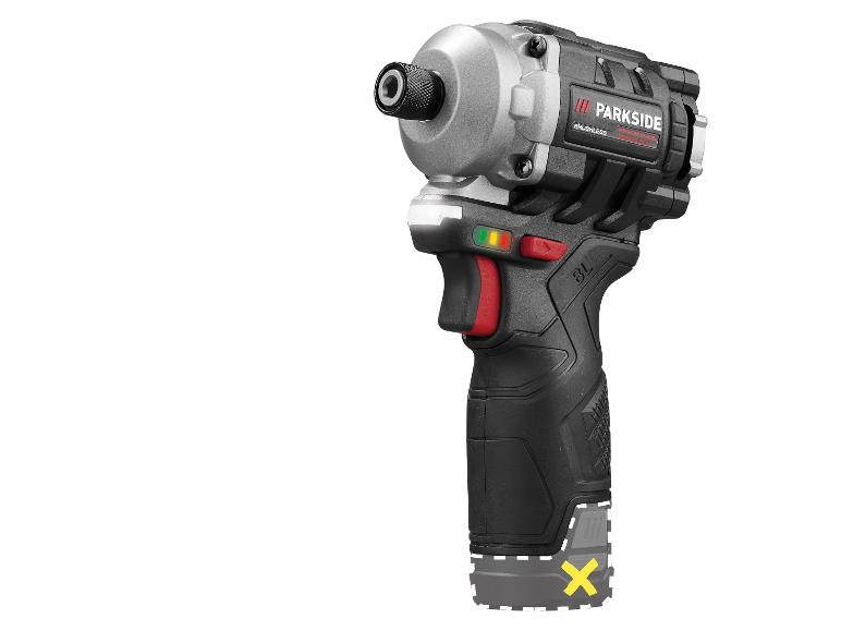 Parkside Performance® Aku rázový uťahovák 12 V Pdssap 12 A1 – bez akumulátora