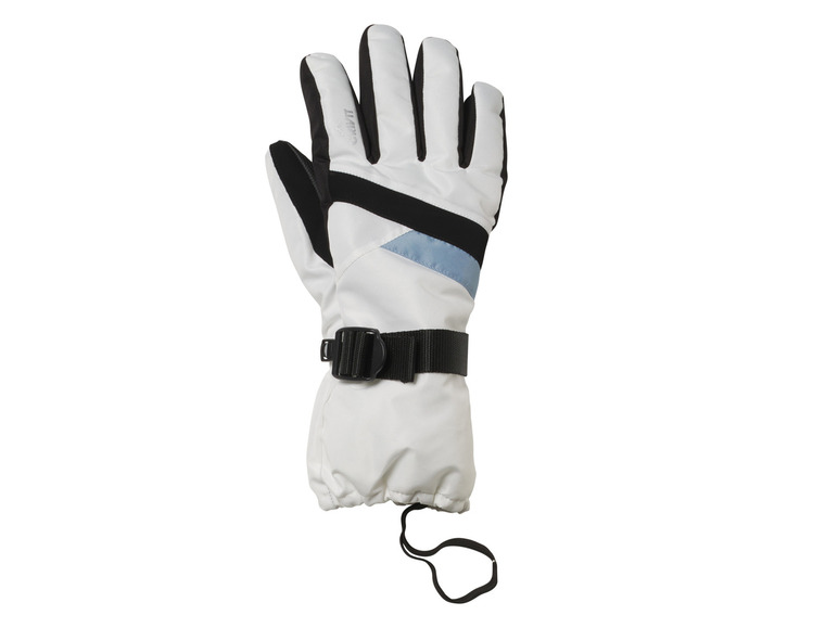 E-shop CRIVIT Dámske lyžiarske rukavice (7,5, biela/klasické rukavice)