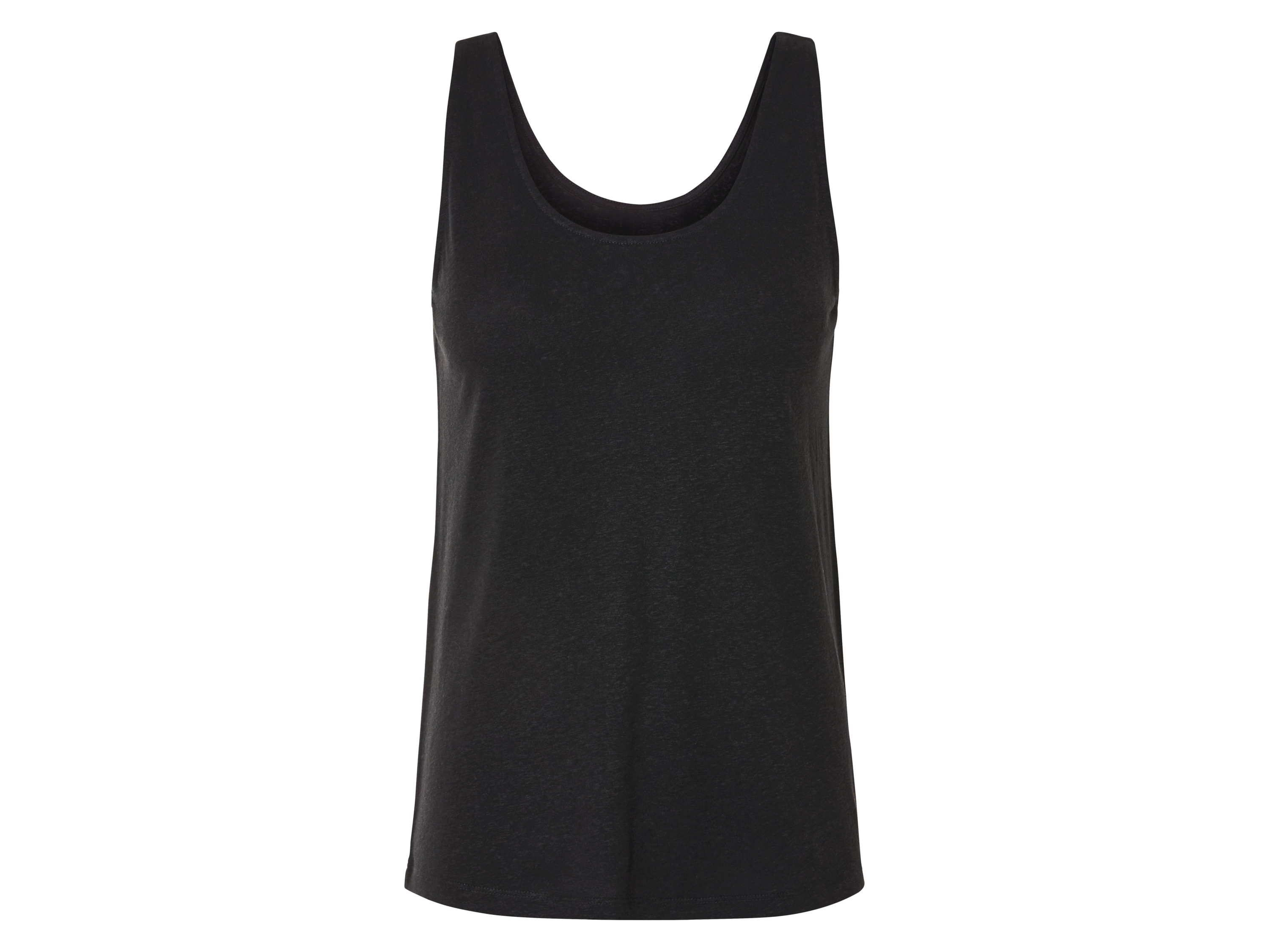 E-shop esmara® Dámsky ľanový top (čierna, S (36/38))