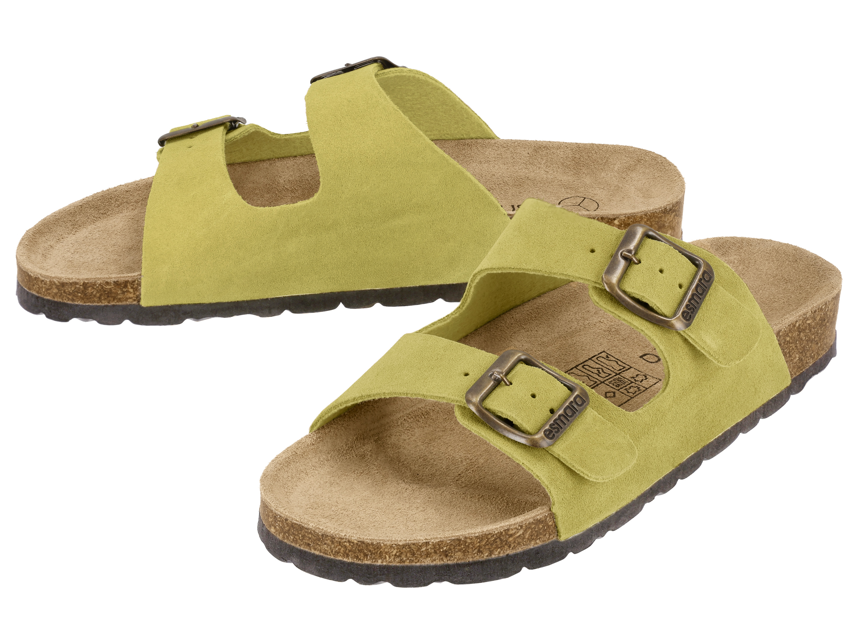 esmara® Dámske šľapky Premium (zelená, 37)