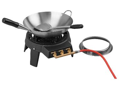 GRILLMEISTER Plynový horák s wokovou súpravou