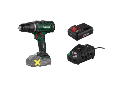 PARKSIDE® Aku vŕtací skrutkovač 20 V PABS 20 Li I9 + Smart akumulátor 20 V/4 Ah PAPS 204 B1 + Rýchlonabíjačka 20 V/4,5 A PLG 20 C3