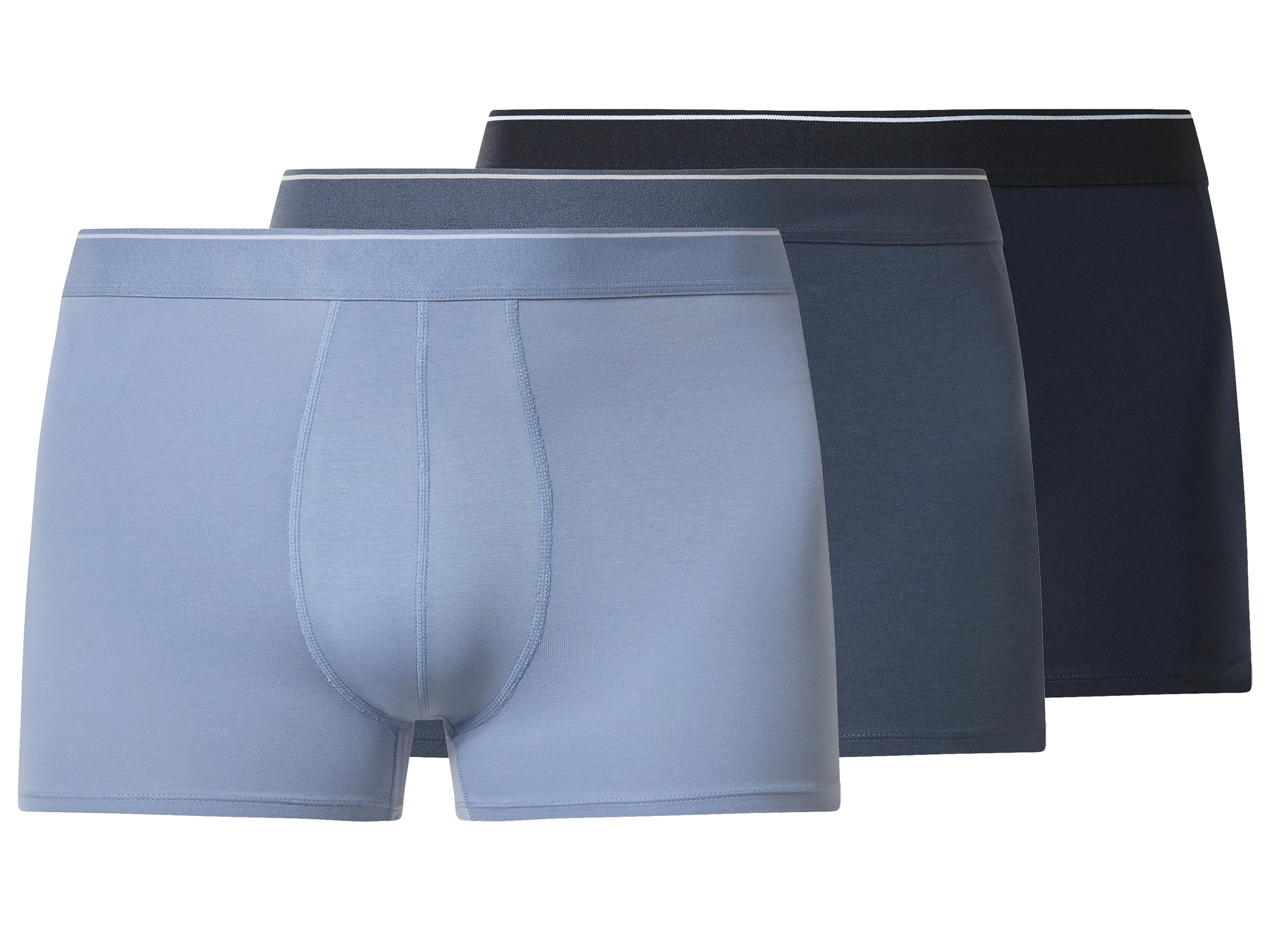 esmara Men Pánske boxerky XXL, 3 kusy (navy modrá/modrá)