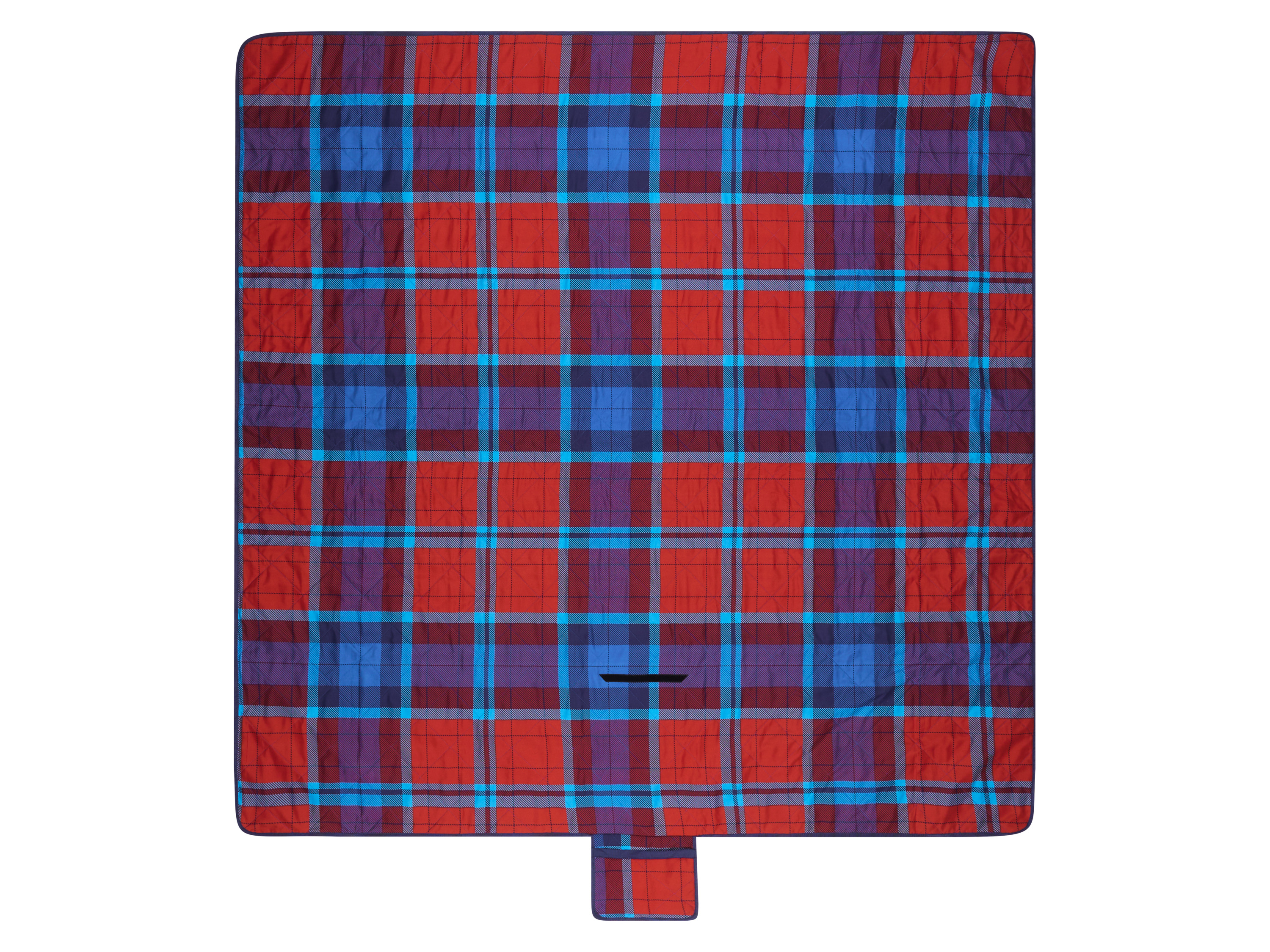 LIVARNO® Outdoorová deka, 200 x 200 cm (červená)