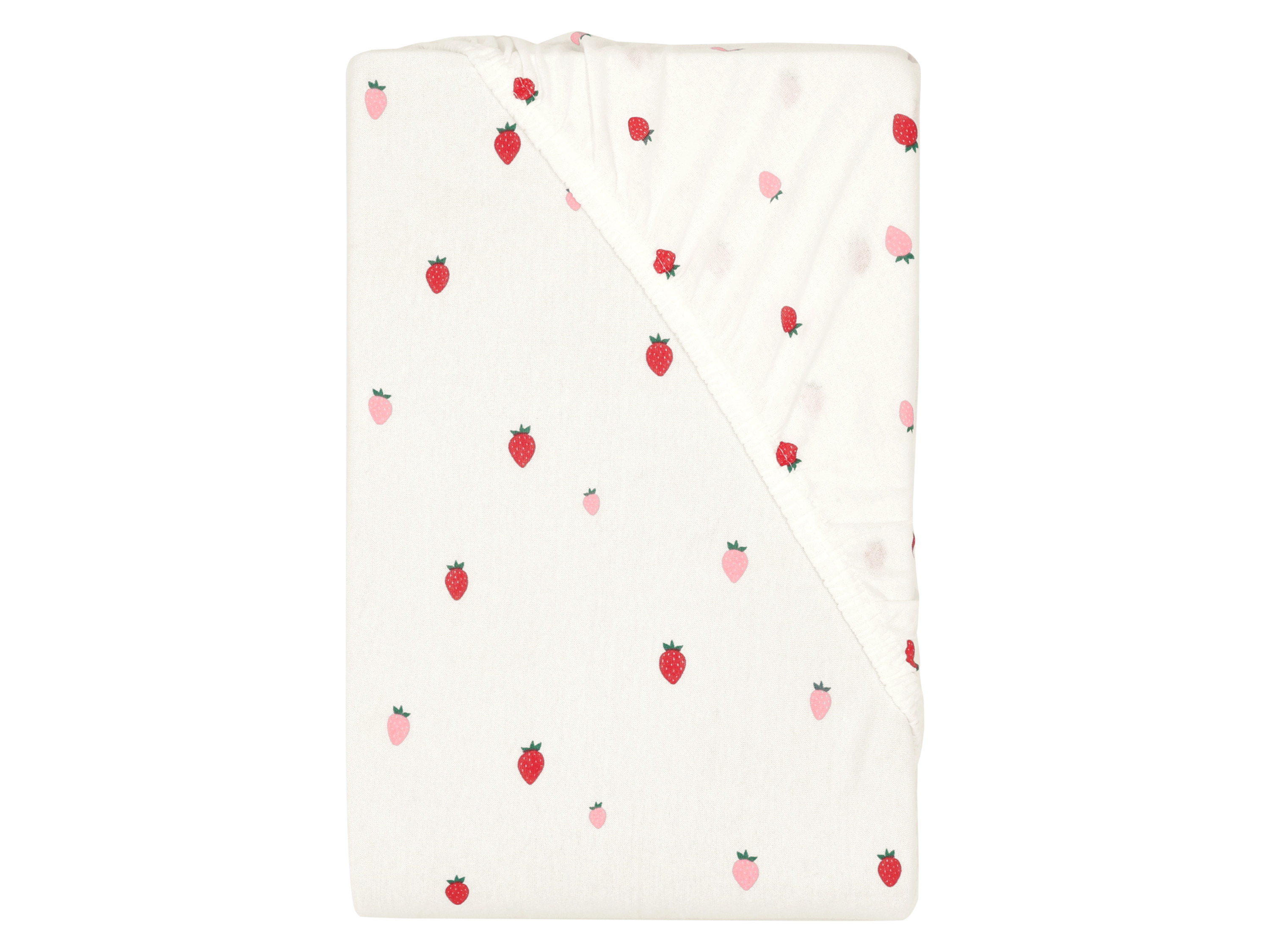 LIVARNO® Napínacia džersejová plachta, 140 – 160 x 200 cm (Jahoda)