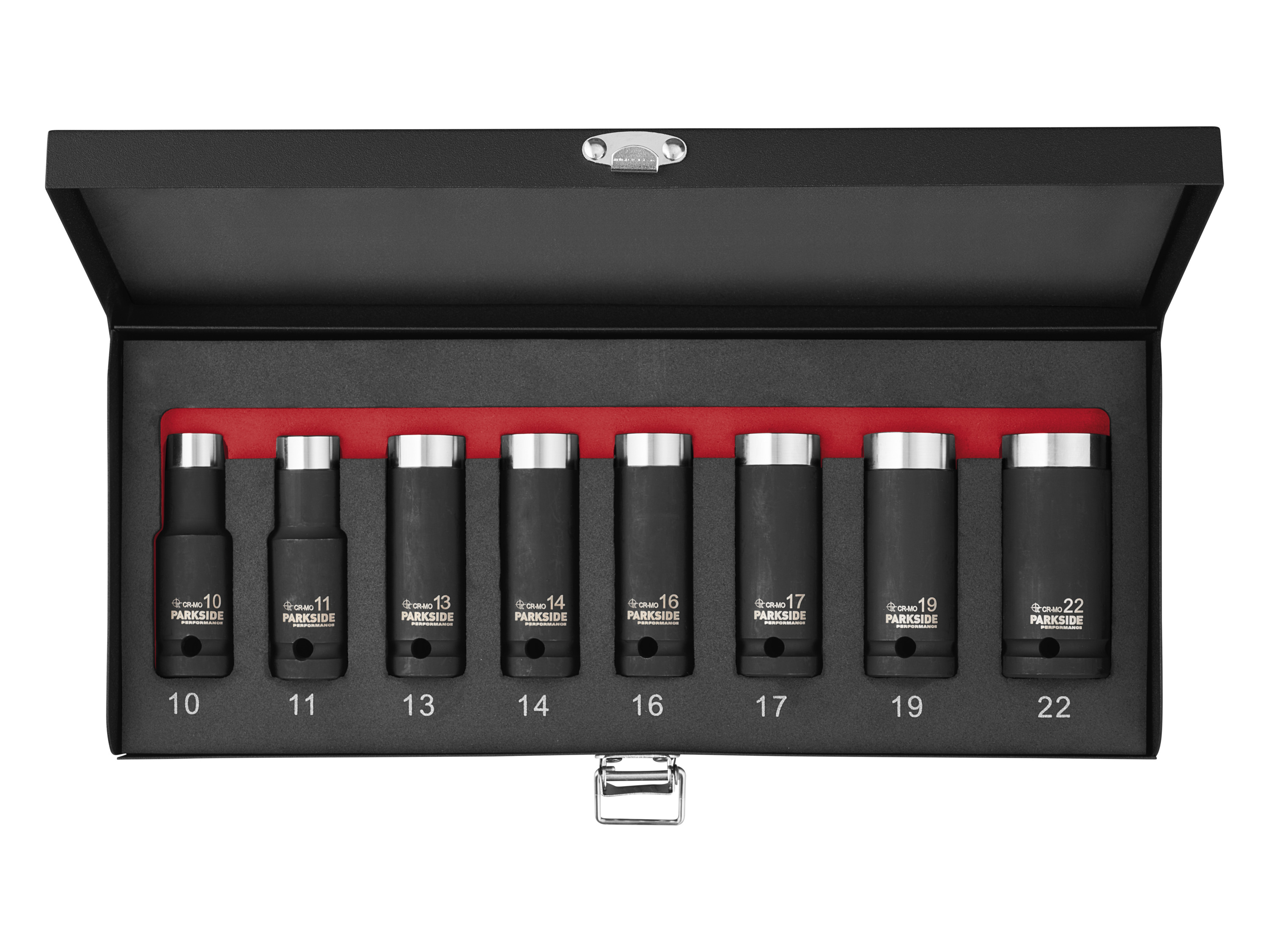 PARKSIDE PERFORMANCE® Súprava rázových nástrčných kľúčov PSNP 8 C3, 8-dielna