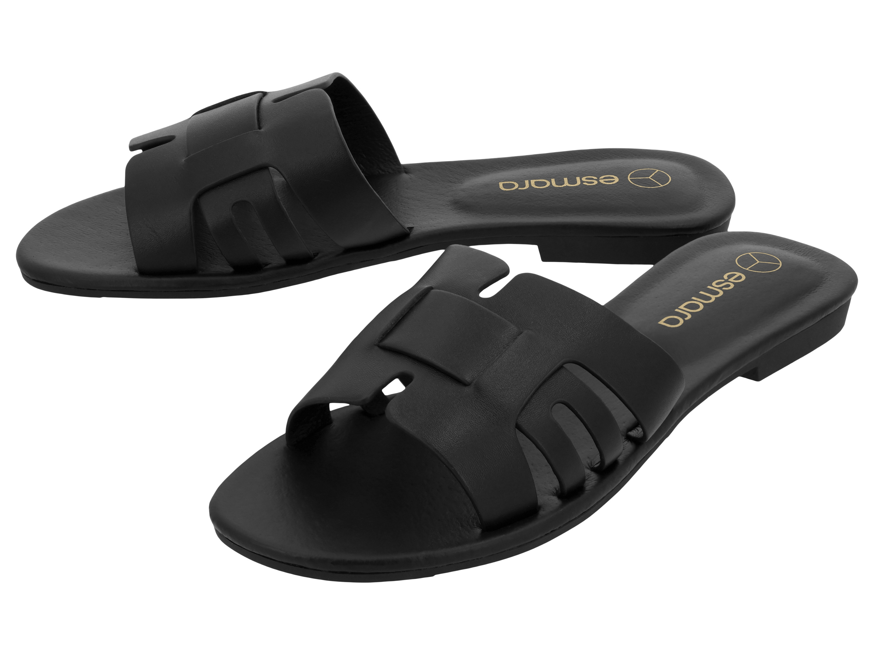 ESMARA® Dámske šľapky (čierna, 39)