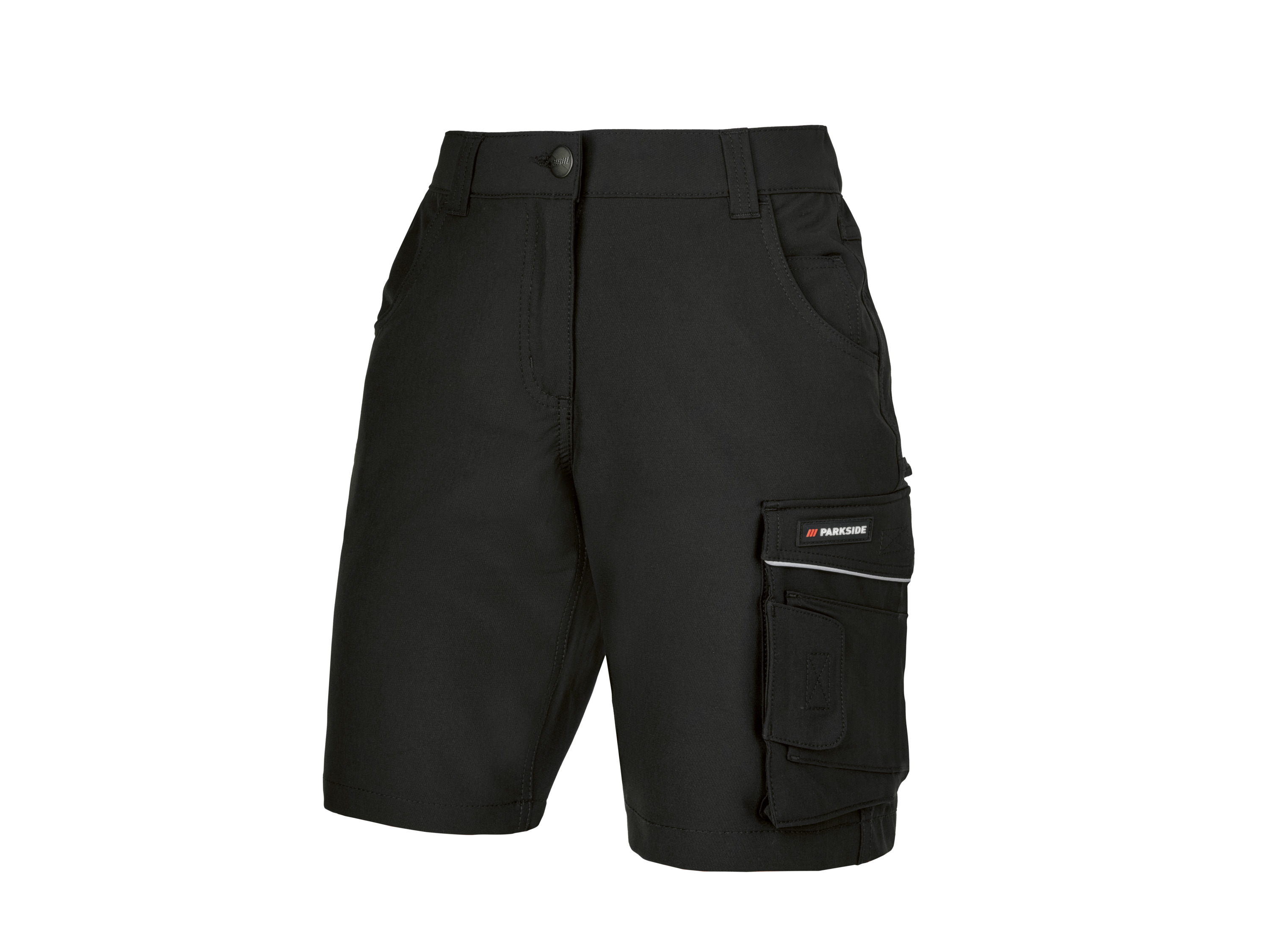PARKSIDE® Dámske strečové pracovné šortky (čierna, 38)