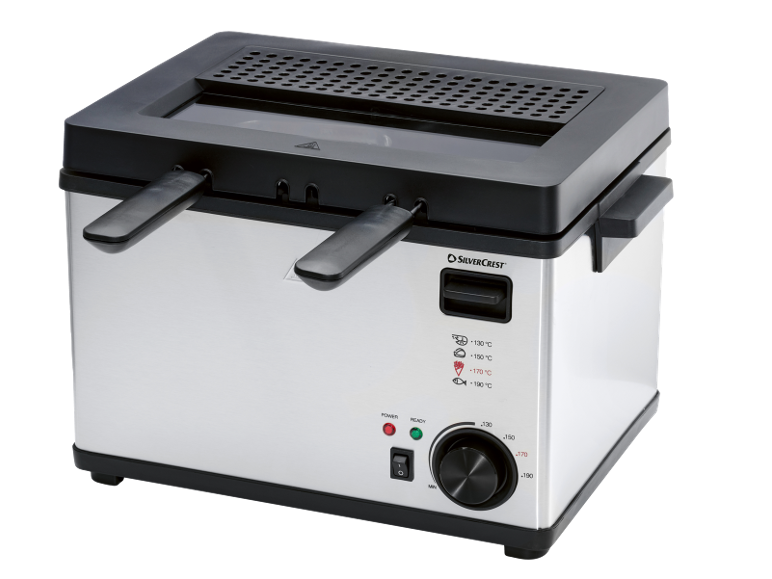 SILVERCREST® Fritéza s 3 košmi SEF3 2000 C5