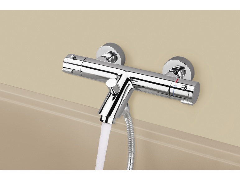 Livarno® Sprchová/Vaňová batéria s termostatom (vaňová batéria, chróm)
