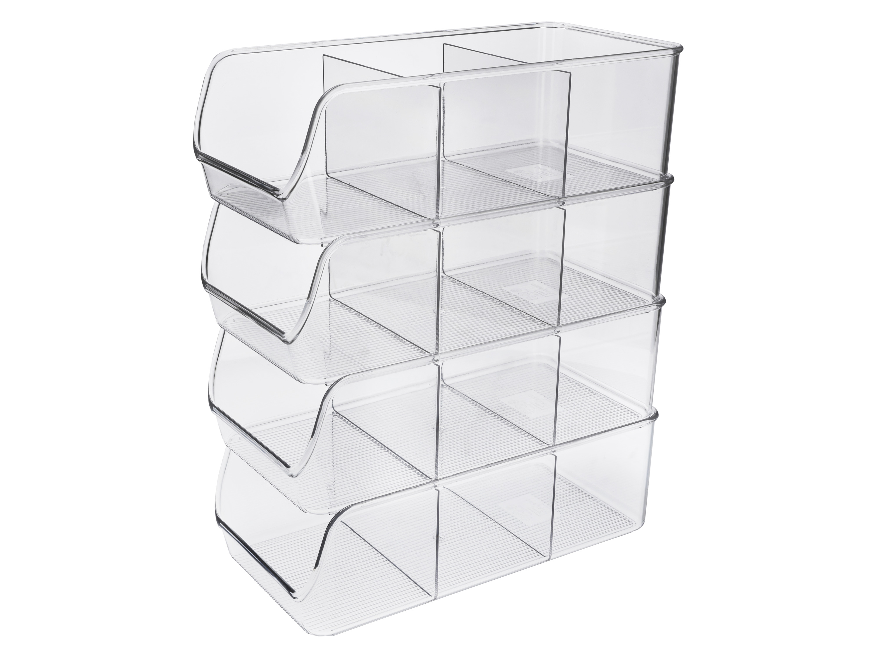 SILVERCREST® Kuchynský organizér, 4 kusy (s 3 priehradkami)