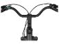 Riadidlá čierneho elektrického bicykla s displejom