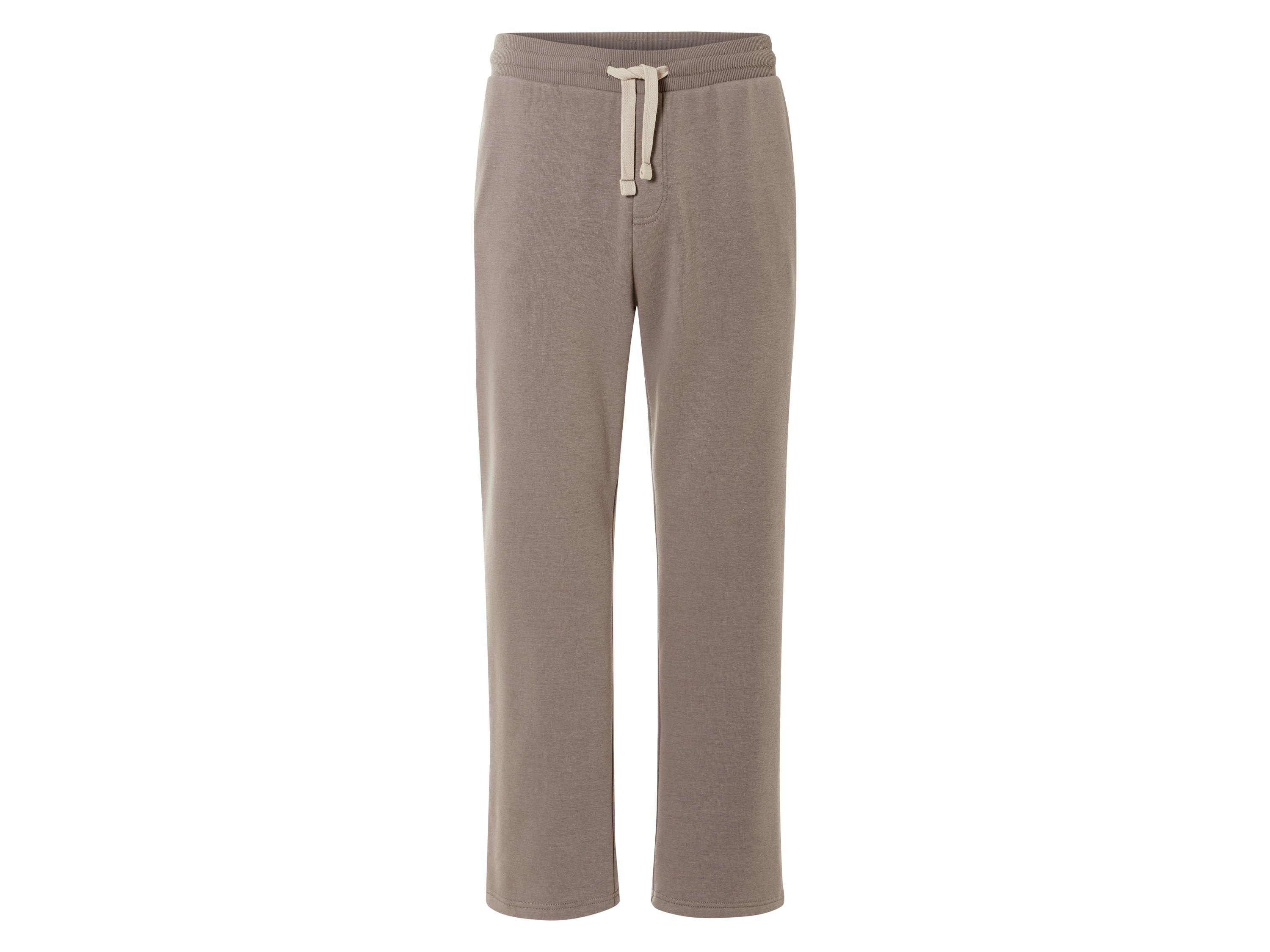 LIVERGY® Pánske tepláky s plyšovou podšívkou (XL (56/58), béžová)