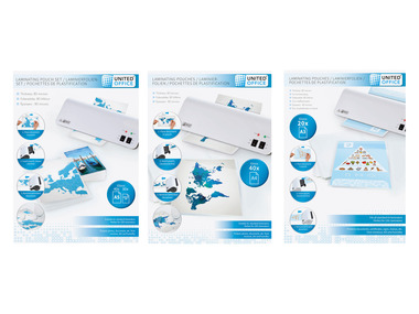UNITED OFFICE® Laminovacie fólie A3/A4/A5 ULGZ 80 A2