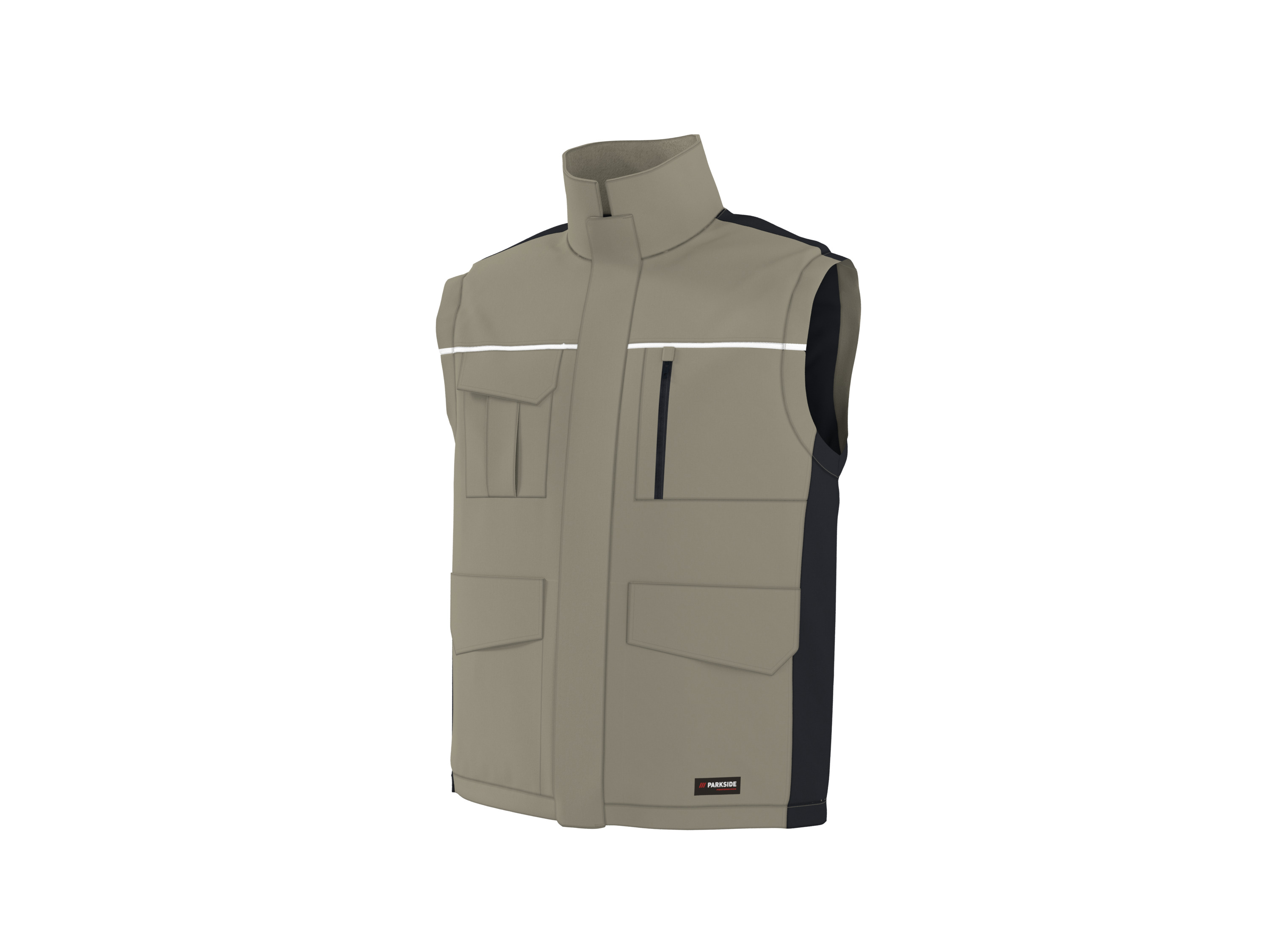 PARKSIDE PERFORMANCE® Pánska pracovná vesta (béžová, L (52/54))