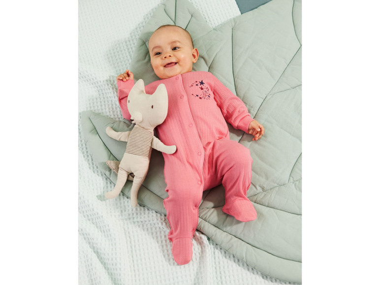 Prejsť na zobrazenie na celú obrazovku: lupilu® Dievčenský bavlnený overal na spanie pre bábätká BIO – obrázok 6