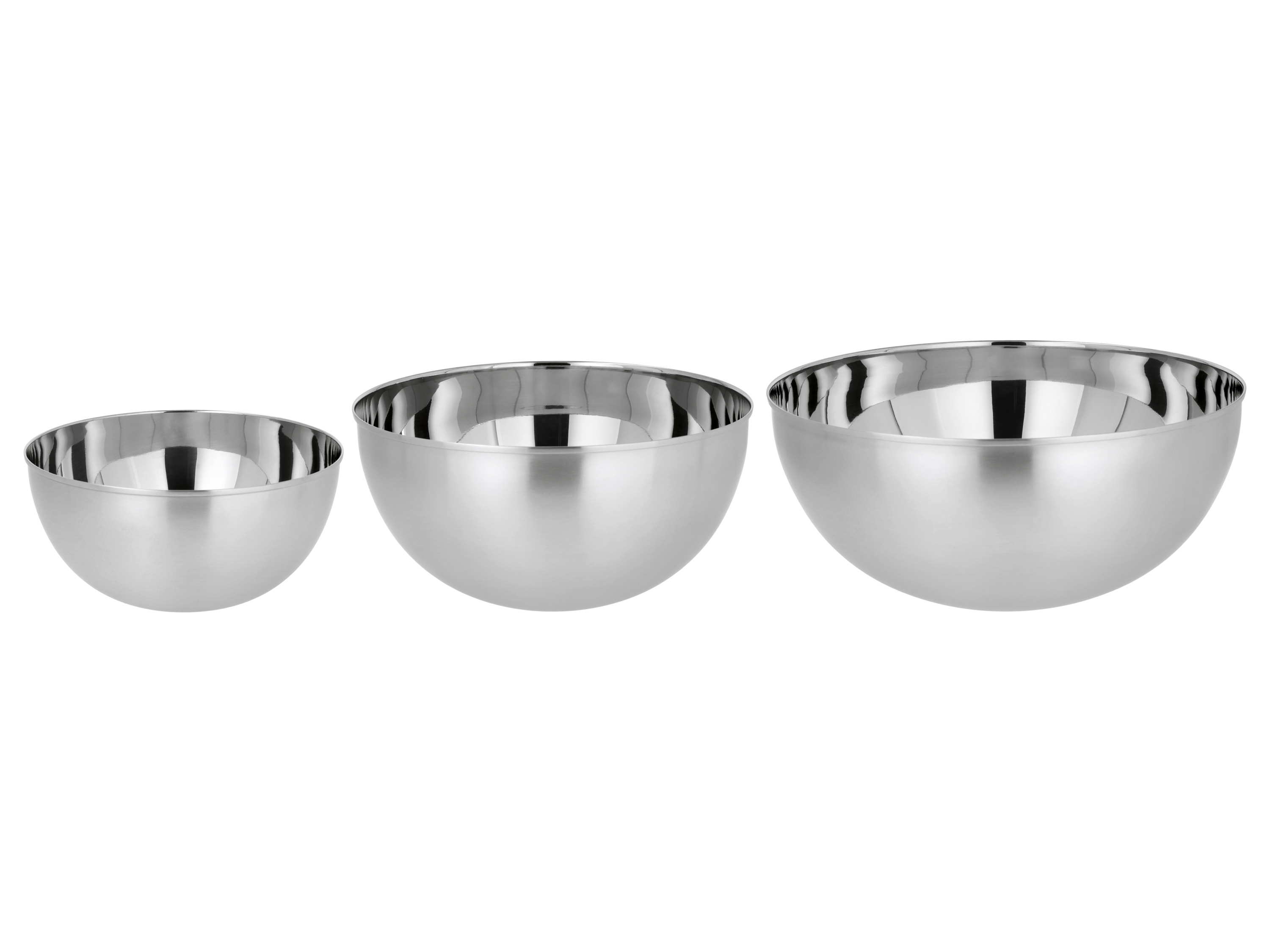 SILVERCREST® Súprava mís z nehrdzavejúcej ocele Premium, 3-dielna